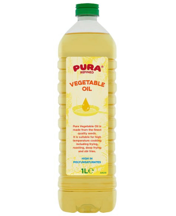 Pura Refined Vegetable Oil 1L