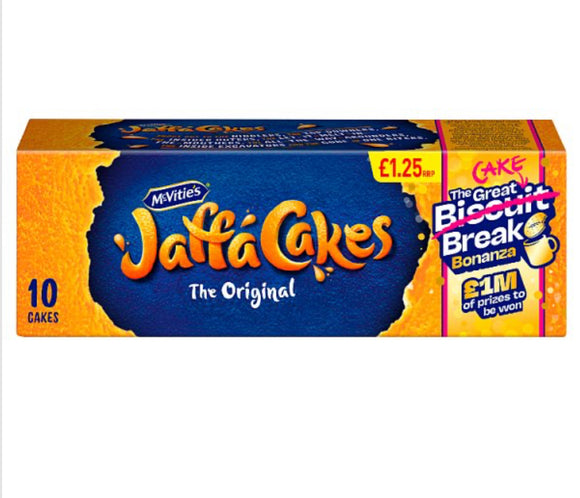 McVitie's Jaffa Cakes Original Biscuits 10 Cakes, 110g