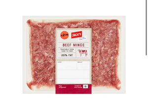 Jack's Beef Mince 400g