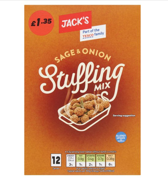 Jack's Sage & Onion Stuffing Mix 170g