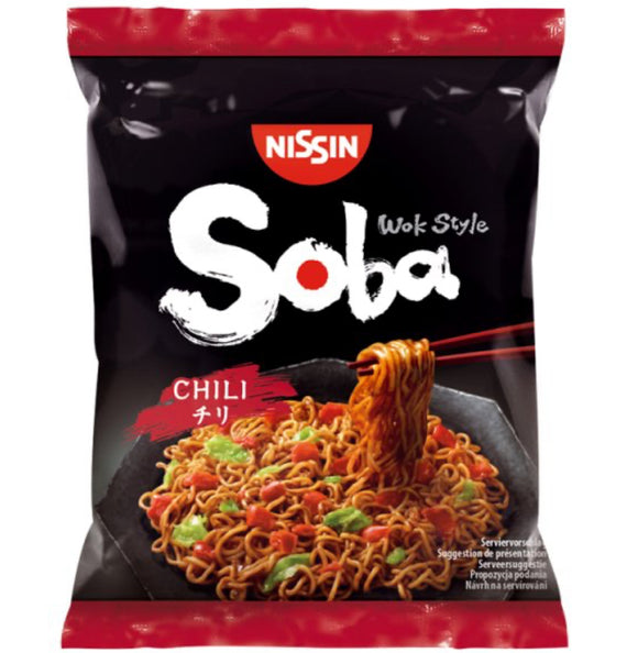 Nissin Soba Chilli Instant Wok Style Noodles 111g