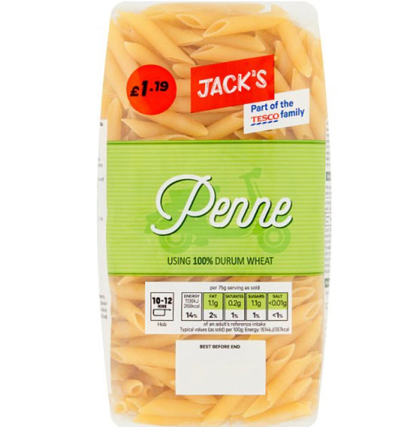 Jack's Penne Pasta 500g