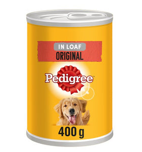 Pedigree Adult Wet Dog Food Tin Original in Loaf 400g