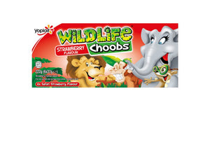 Wildlife Choobs Kids Strawberry Yoghurt Tubes 6 x 37g