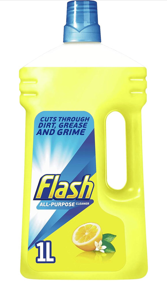 Flash Multipurpose Floor Liquid Cleaner Crisp Lemon 1L