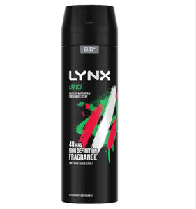 Lynx Aerosol Bodyspray Africa the G.O.A.T. of fragrance 200 ml