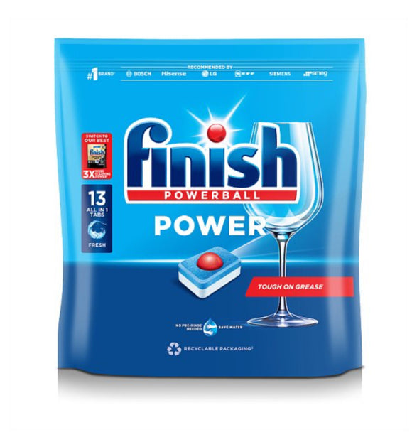 Finish Power All In One Regular Dishwasher Tablets - 13 Tabs