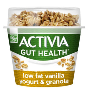 Activia Low Fat Vanilla Yogurt & Granola 165g