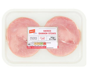 Jack's Smoked Gammon Steaks 340g