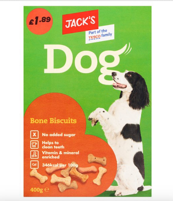 Jack's Dog Bone Biscuits 400g