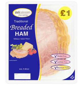 Delicatessen Fine Eating Traditional Breaded Ham 90g