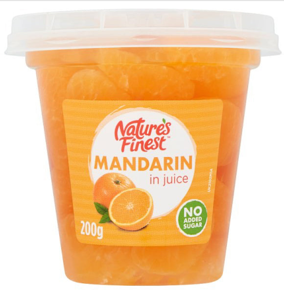 Nature's Finest Mandarin in Juice 200g