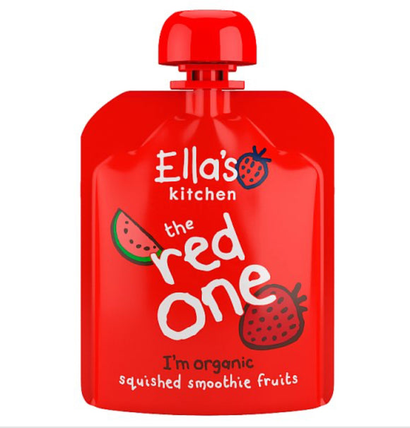 Ella's Kitchen Organic The Red One Smoothie Baby Food Pouch 6+ Months 90g