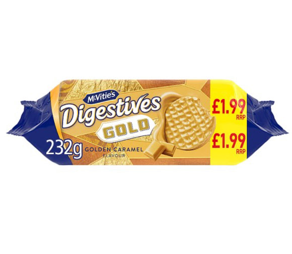 McVitie's Gold Digestive Biscuits 232g