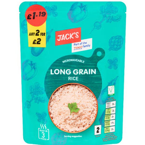 Jacks long grain micro rice 250g