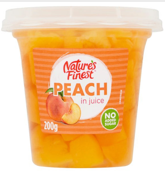 Nature's Finest Peach in Juice 200g