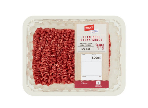 Jack's Lean Beef Steak Mince 500g