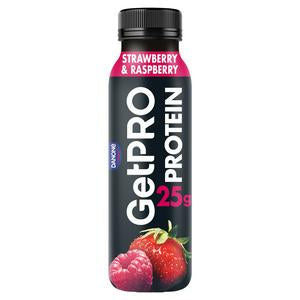 Get Pro Strawberry Raspberry Flavoured Drinking Yoghurt 300g