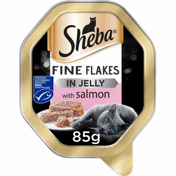Sheba - Fine Flakes (in jelly) - Salmon - 85g
