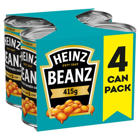 Heinz baked beanz 4pack 4x 415g