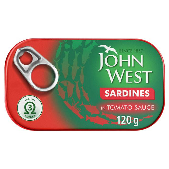 John West Sardines In Tomato sauce 120g