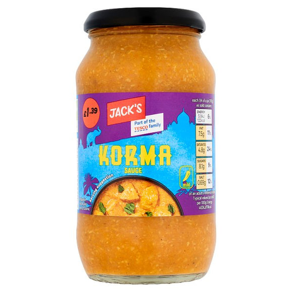 Jack’s Korma Sauce 440g