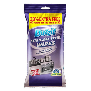Duzzit Logo Duzzit Stainless Steel Jumbo Wipes – Premier Kirkconnel