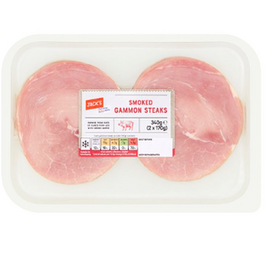 Jack's Smoked Gammon Steaks 340g