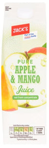 Jack's Pure Apple & Mango Juice not from Concentrate 1 Litre