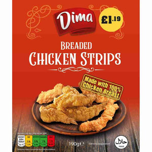 Dima Breaded Chicken Strips 190g