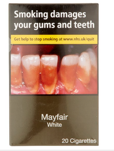 Mayfair KS White 20 Cigarettes