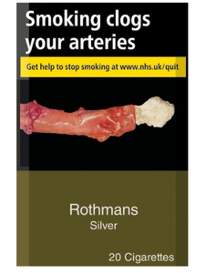 Rothmans Silver 20 Cigarettes