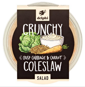 Delphi Crunchy Crisp Cabbage & Carrot Coleslaw Salad 230g