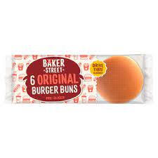 Baker Street Burger Buns 6 Pack