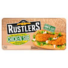 Rustlers The Southern Fried Chicken Sub Sandwich with Creamy Mayonnaise 158g