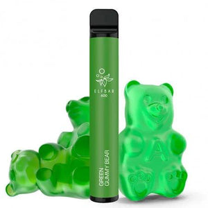 Elf Bar Green Gummy Bear 20mg 600