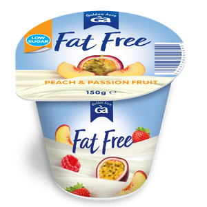 GA Fat Free Peach & Passion Fruit Flavoured Yogurt 150g