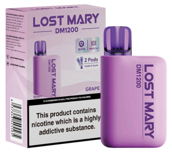 Lost Mary 20mg DM600 x2 Grape