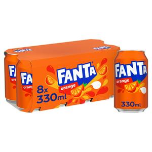 Fanta Orange 8 x 330ml