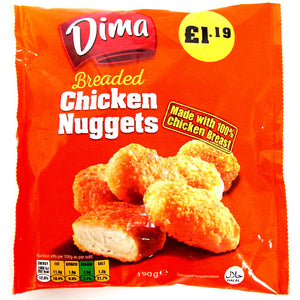 Dima Breaded Chicken Nuggets 190g