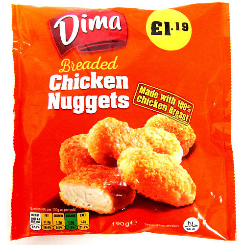 Dima Battered Chicken Nuggets 190g