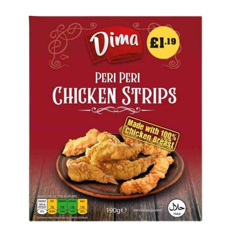 Dima Breaded Chicken Strips 190g