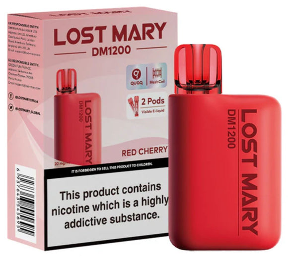 Lost Mary 20mg DM600 x2 Red Cherry