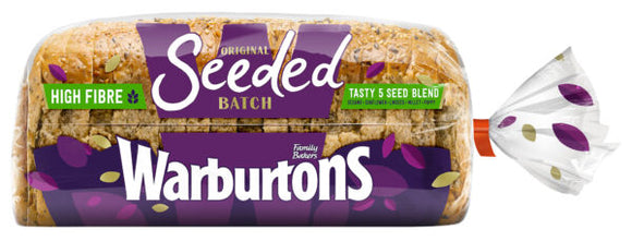 Warburtons Seeded Batch Bread 800G