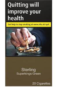 Sterling Superkings Green 20 Cigarettes