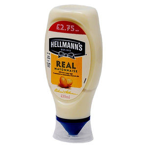 Hellmanns squeezy mayo 430ml