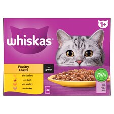 Whiskas - Poultry Feasts (in jelly) - 12pack - 12x85g