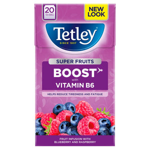 Tetley blueberry & raspberry 20's