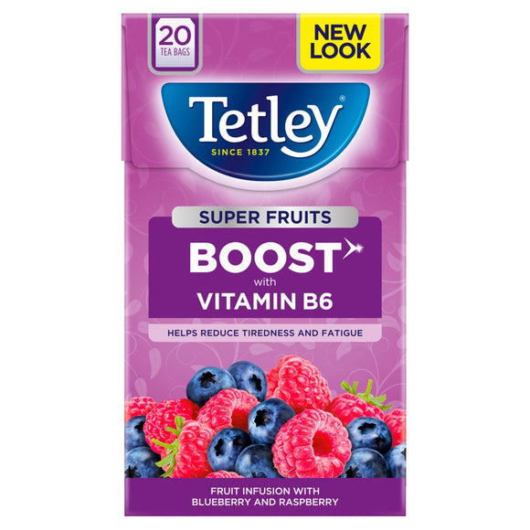 Tetley blueberry & raspberry 20's