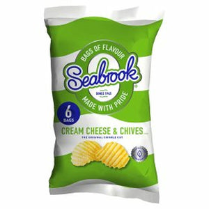 Seabrook Cream Cheese & Chives 6 x 25g